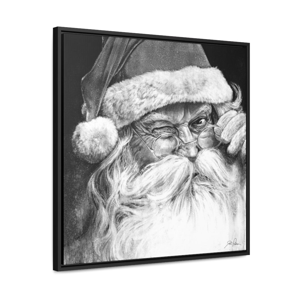 "Ol' Saint Nick" Gallery Wrapped/Framed Canvas