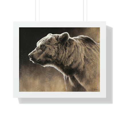 "Grizzly" Framed Paper Print