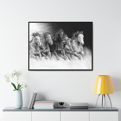 "Wild Bunch" Gallery Wrapped/Framed Canvas