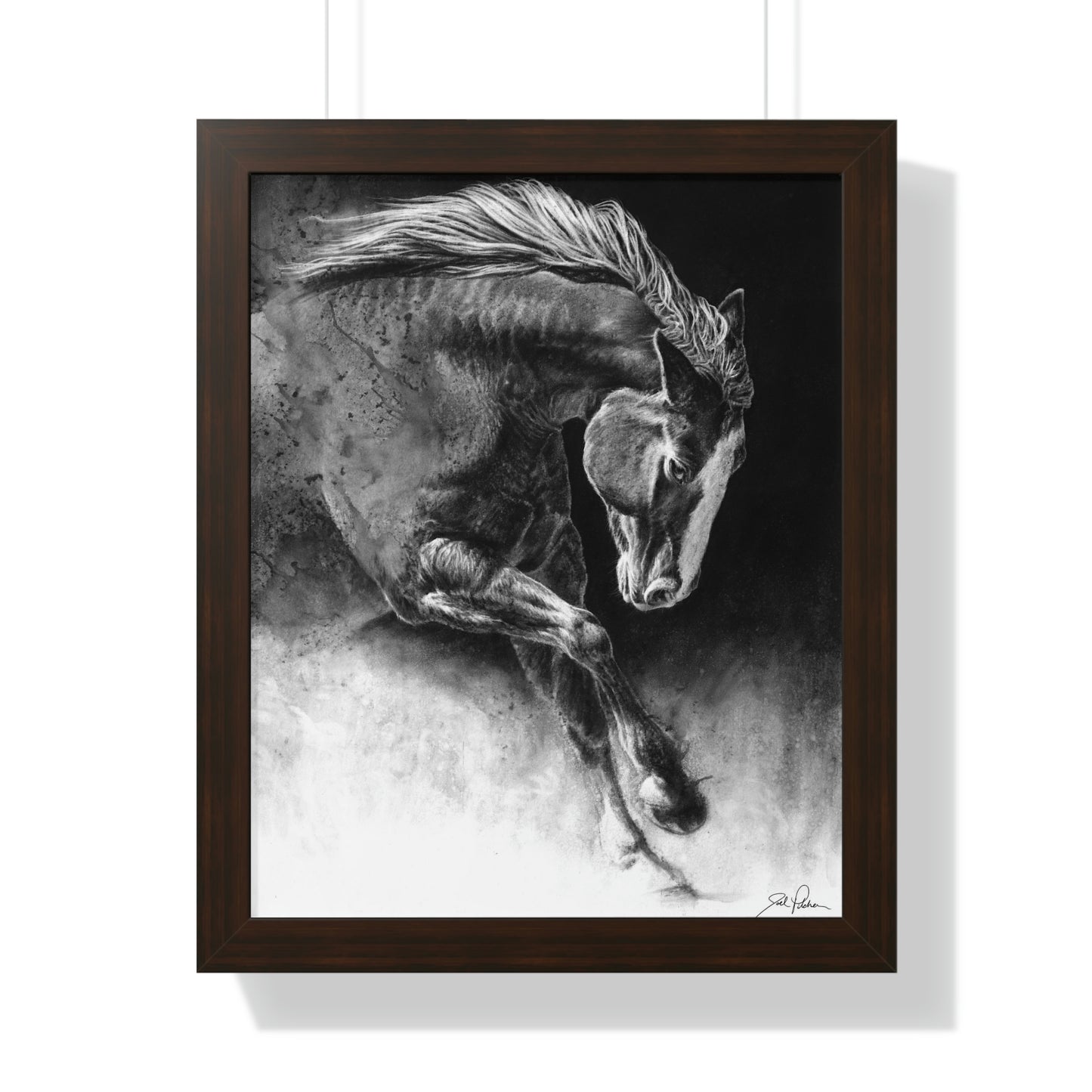 "Unbridled" Framed Paper Print