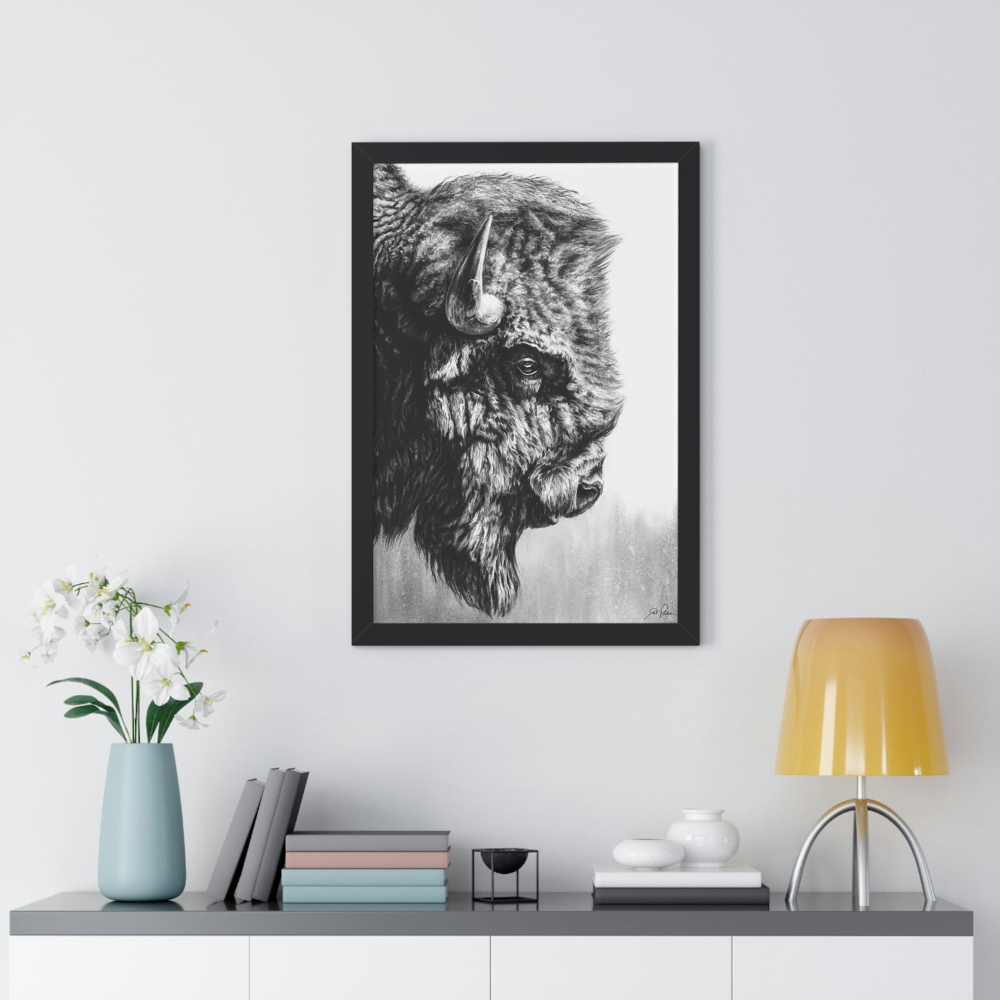 "Headstrong" Framed Paper Print