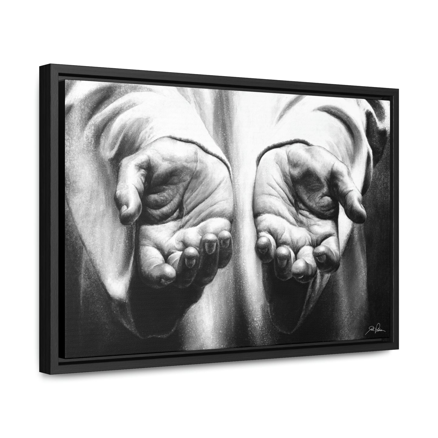 "His Hands" Gallery Wrapped/Framed Canvas