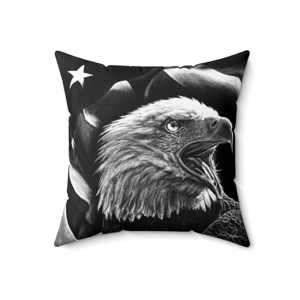 "American Eagle" Square Pillow