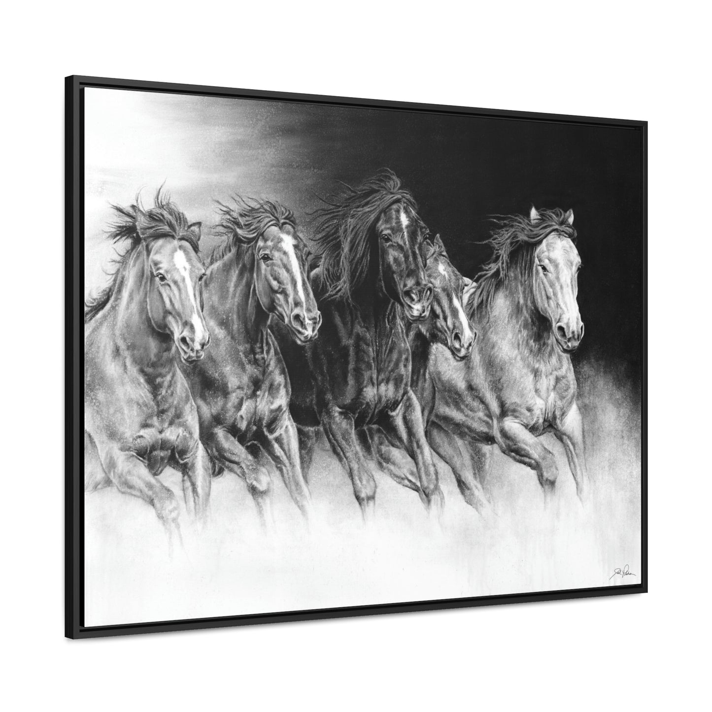 "Wild Bunch" Gallery Wrapped/Framed Canvas