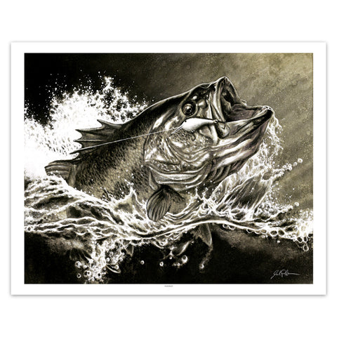 "Hooked" Print