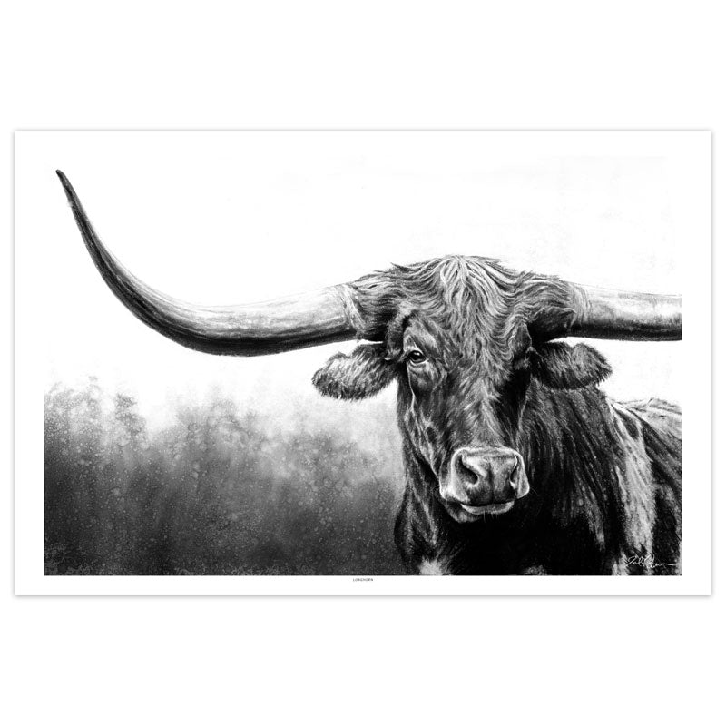 "Longhorn" Print