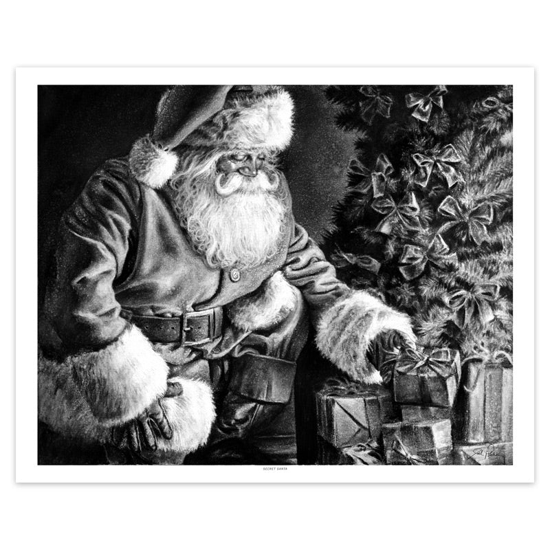 "Secret Santa" Print