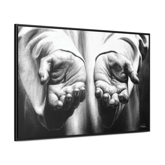 "His Hands" Gallery Wrapped/Framed Canvas