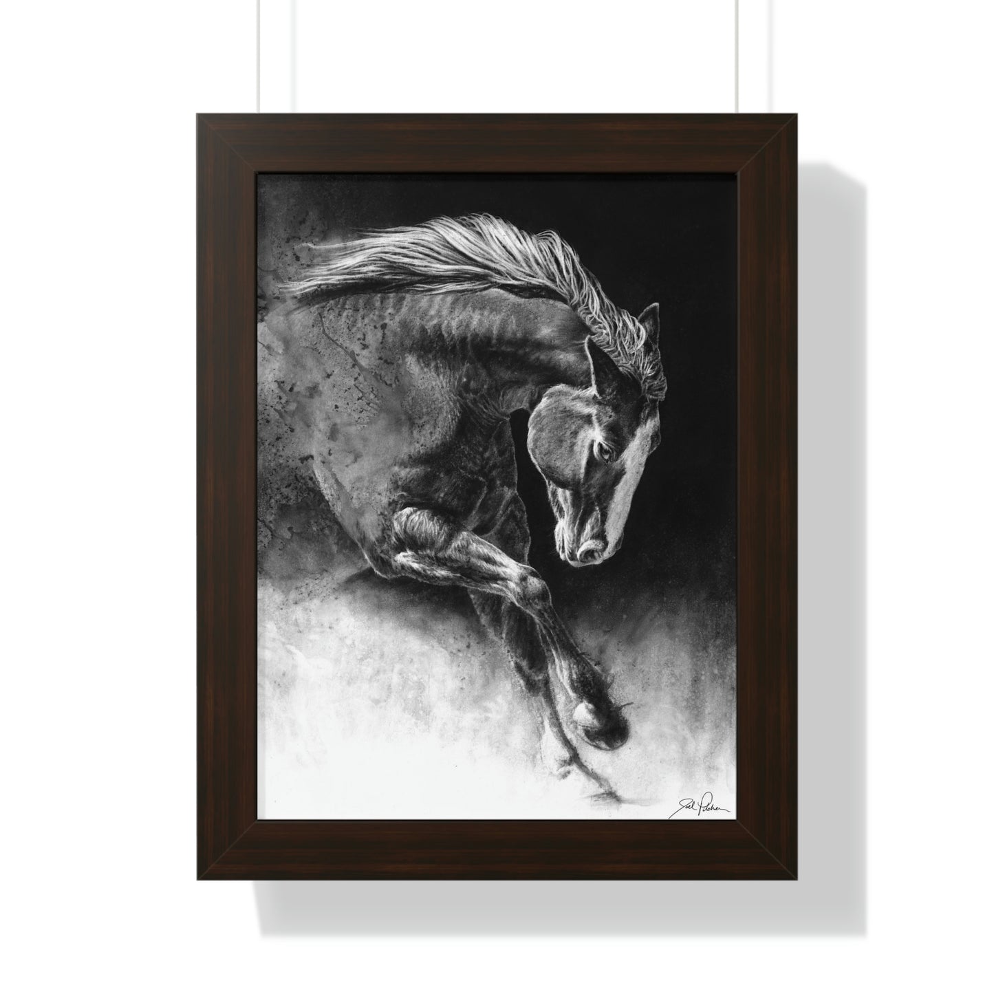 "Unbridled" Framed Paper Print