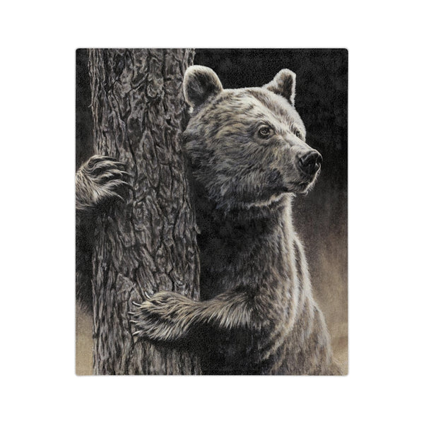"Bear Hug" Velveteen Minky Blanket