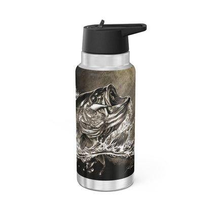 "Hooked" 32oz Stainless Steel Bottle