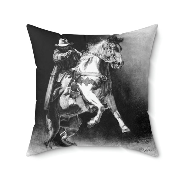 "Rough Rider" Square Pillow