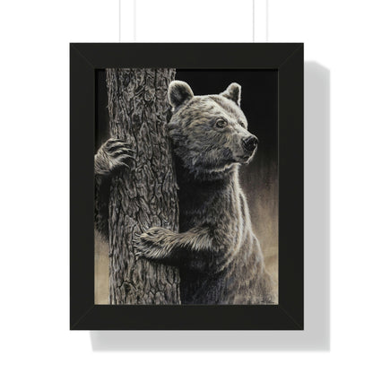 "Bear Hug" Framed Paper Print