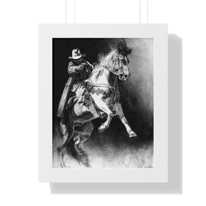 "Rough Rider" Framed Paper Print