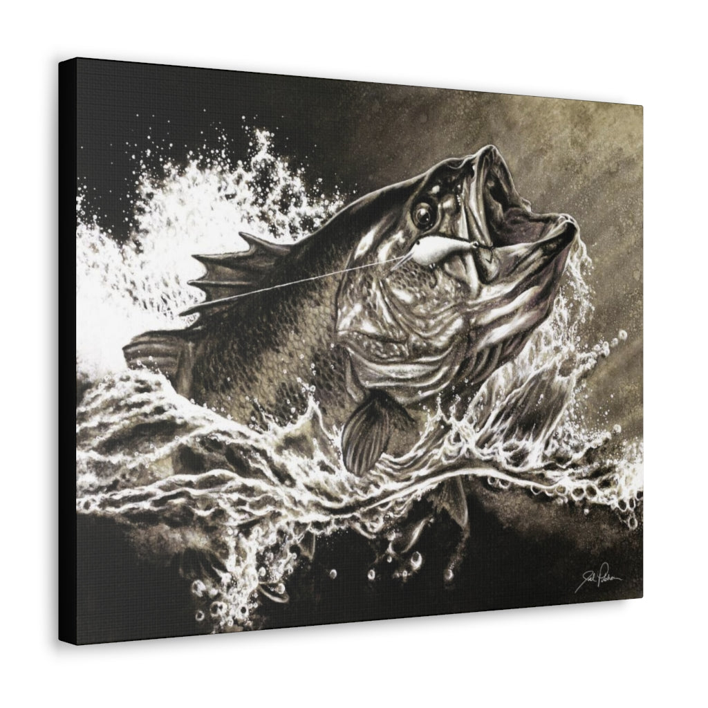 "Hooked" Gallery Wrapped Canvas