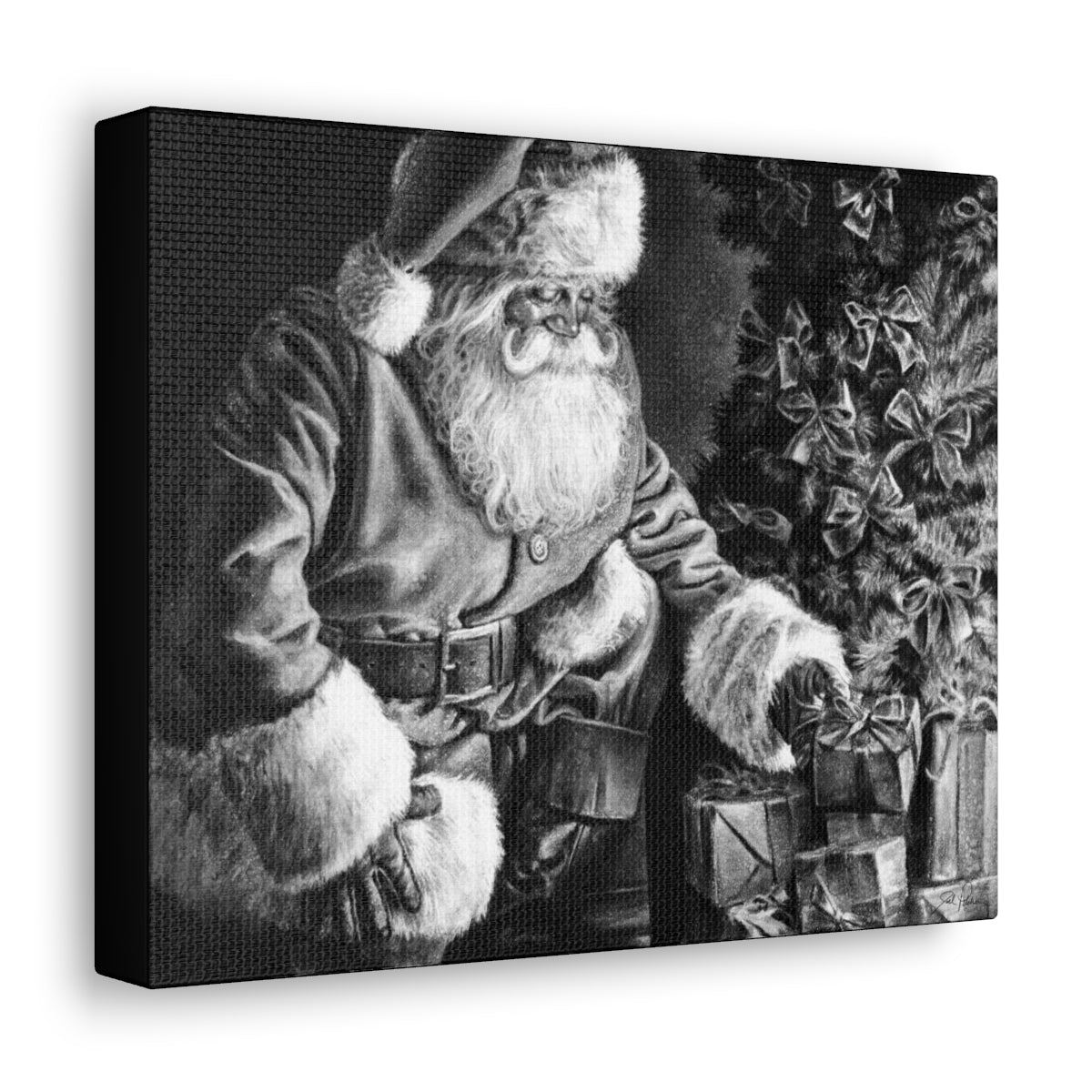 "Secret Santa" Gallery Wrapped Canvas