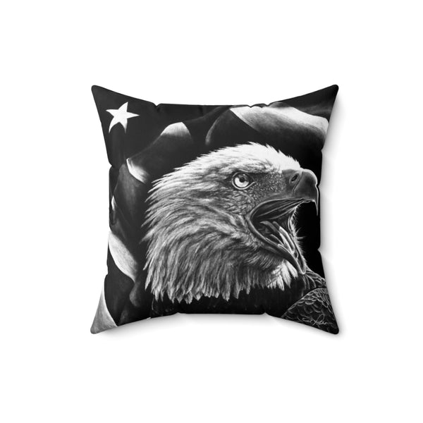 "American Eagle" Square Pillow