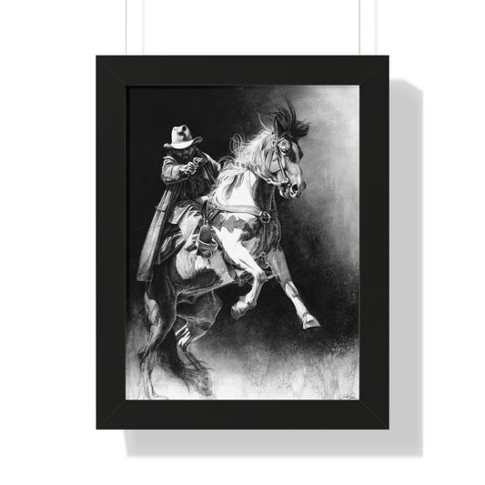 "Rough Rider" Framed Paper Print