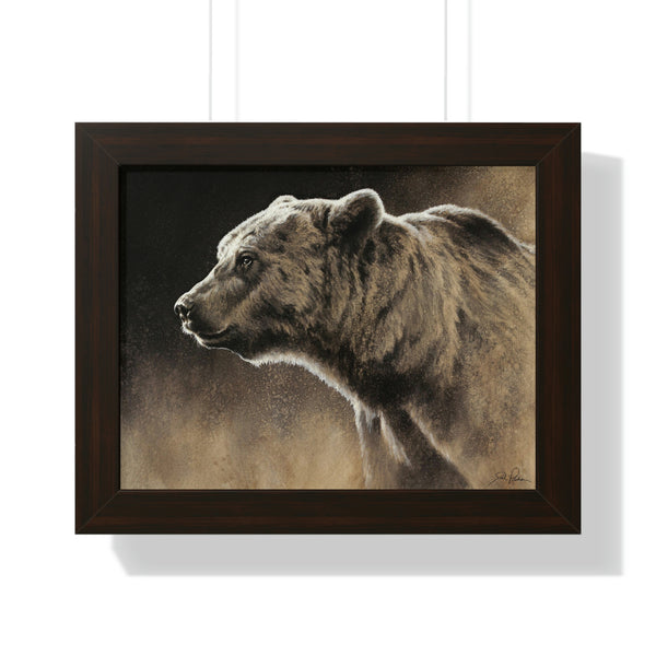 "Grizzly" Framed Paper Print