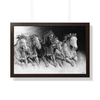 "Wild Bunch" Framed Paper Print