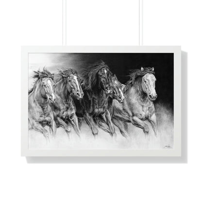 "Wild Bunch" Framed Paper Print