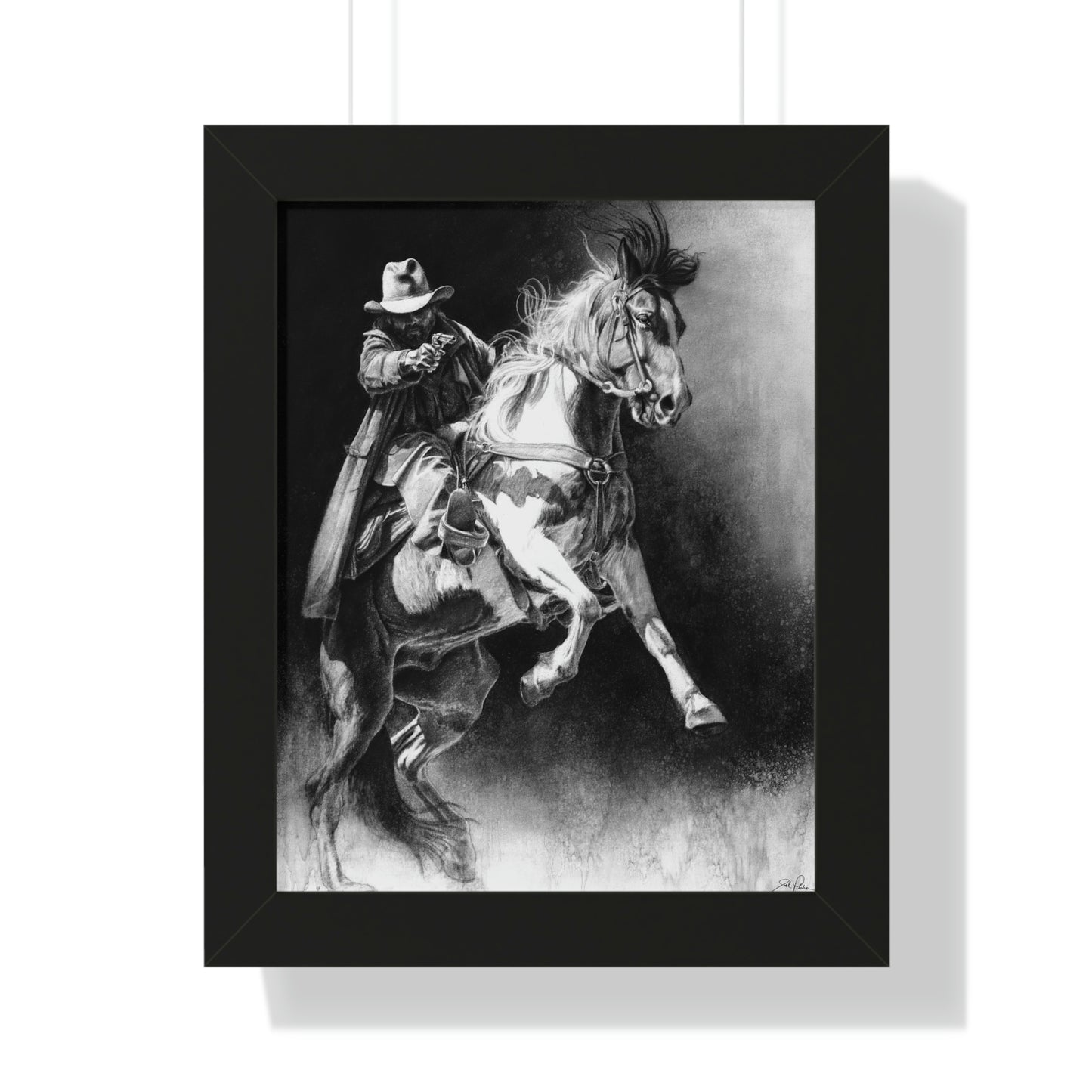 "Rough Rider" Framed Paper Print