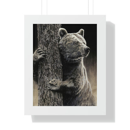 "Bear Hug" Framed Paper Print