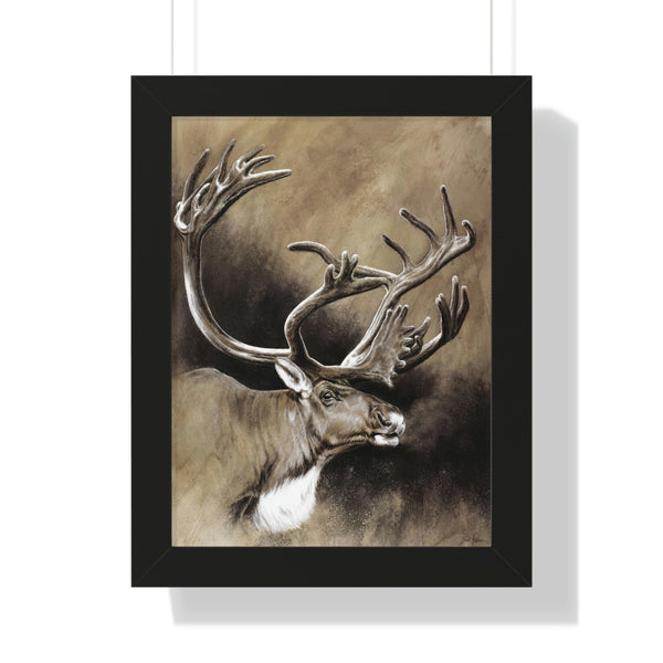 "Caribou" Framed Paper Print