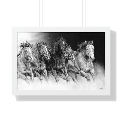 "Wild Bunch" Framed Paper Print