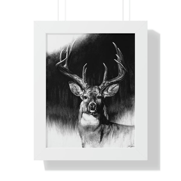 "Whitetail" Framed Paper Print