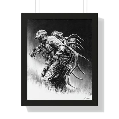 "Uphill Battle" Framed Paper Print