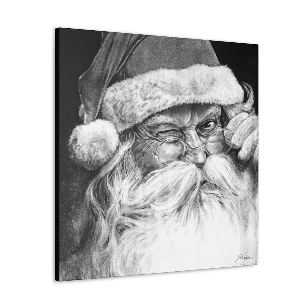 "Ol' Saint Nick" Gallery Wrapped Canvas