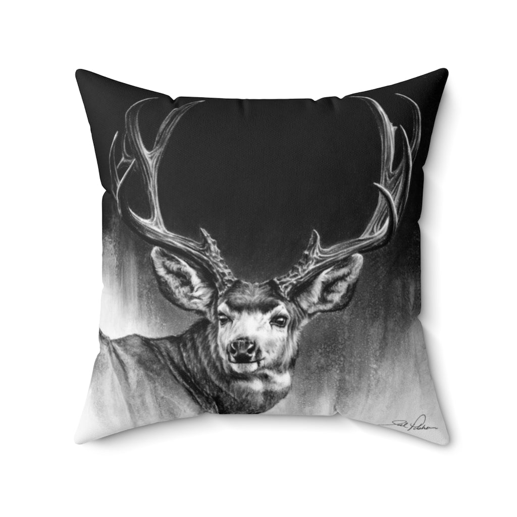 "Looking Back" Square Pillow