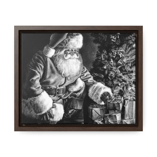 "Secret Santa" Gallery Wrapped/Framed Canvas