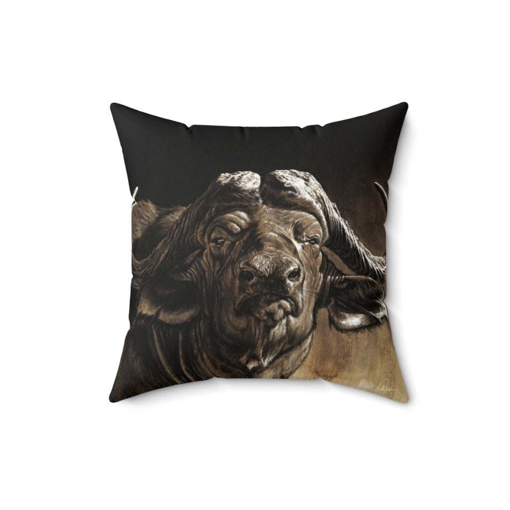 "Debt Collector" Square Pillow