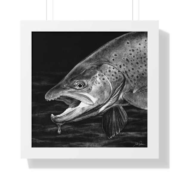 "Brown Trout" Framed Paper Print