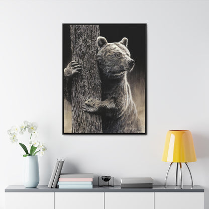 "Bear Hug" Gallery Wrapped/Framed Canvas