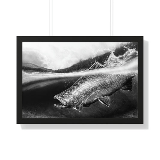 "Brook Trout" Framed Paper Print