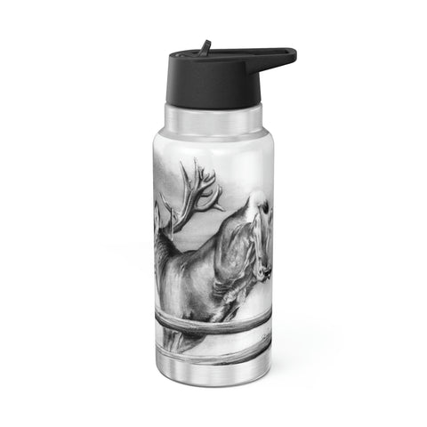 "Over and Out" 32oz Stainless Steel Bottle