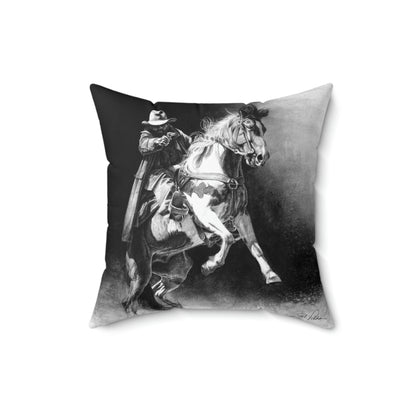 "Rough Rider" Square Pillow