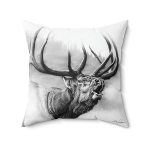 "Rocky Mountain King" Square Pillow