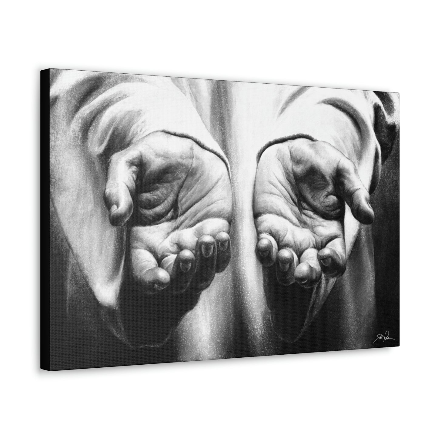 "His Hands" Gallery Wrapped Canvas