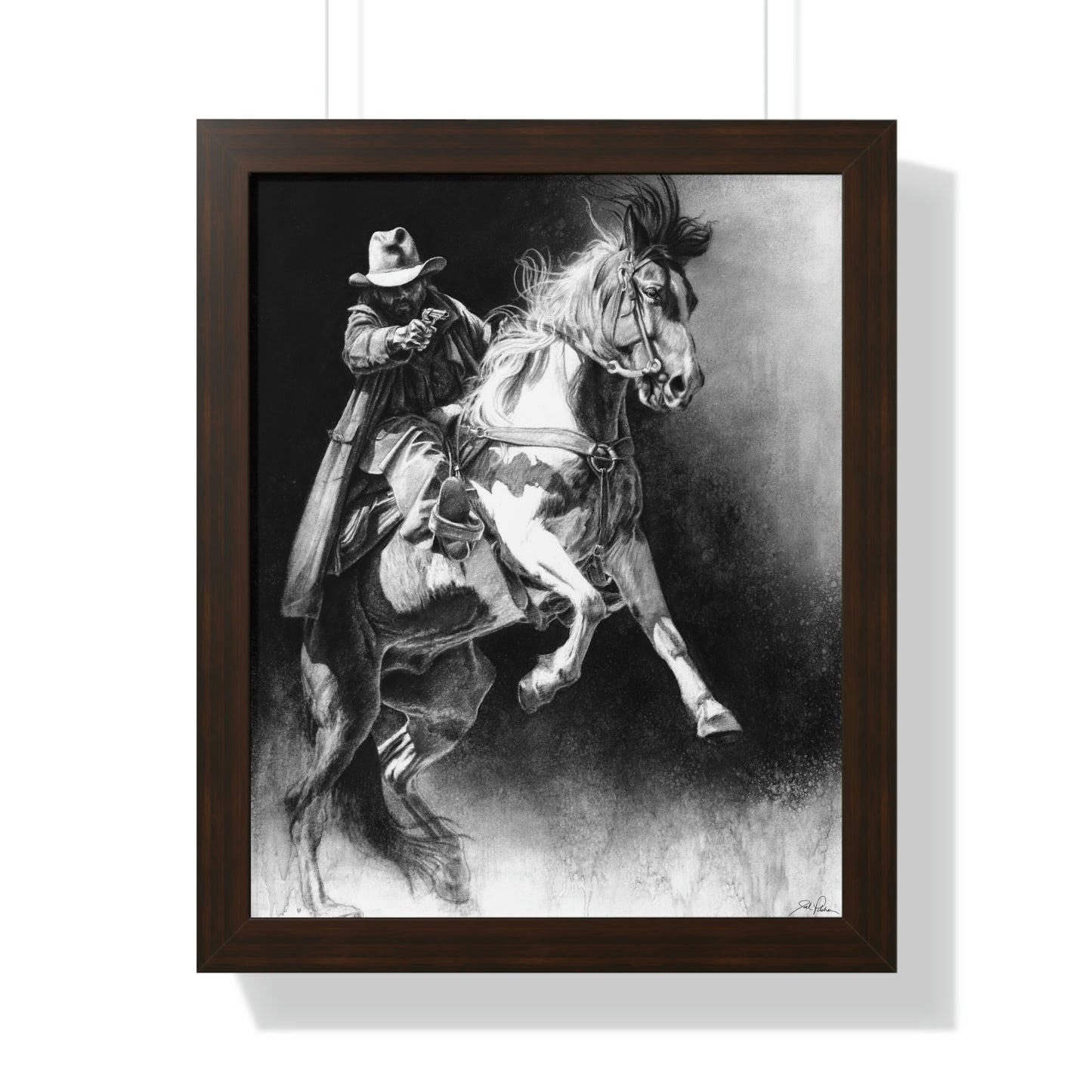 "Rough Rider" Framed Paper Print