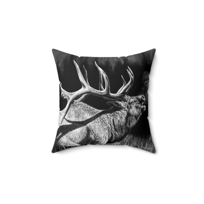 "Firebull" Square Pillow