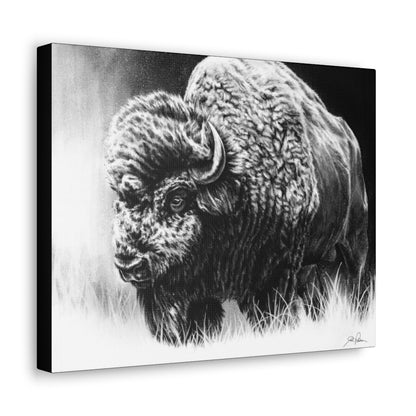 "Bull Dozer" Gallery Wrapped Canvas