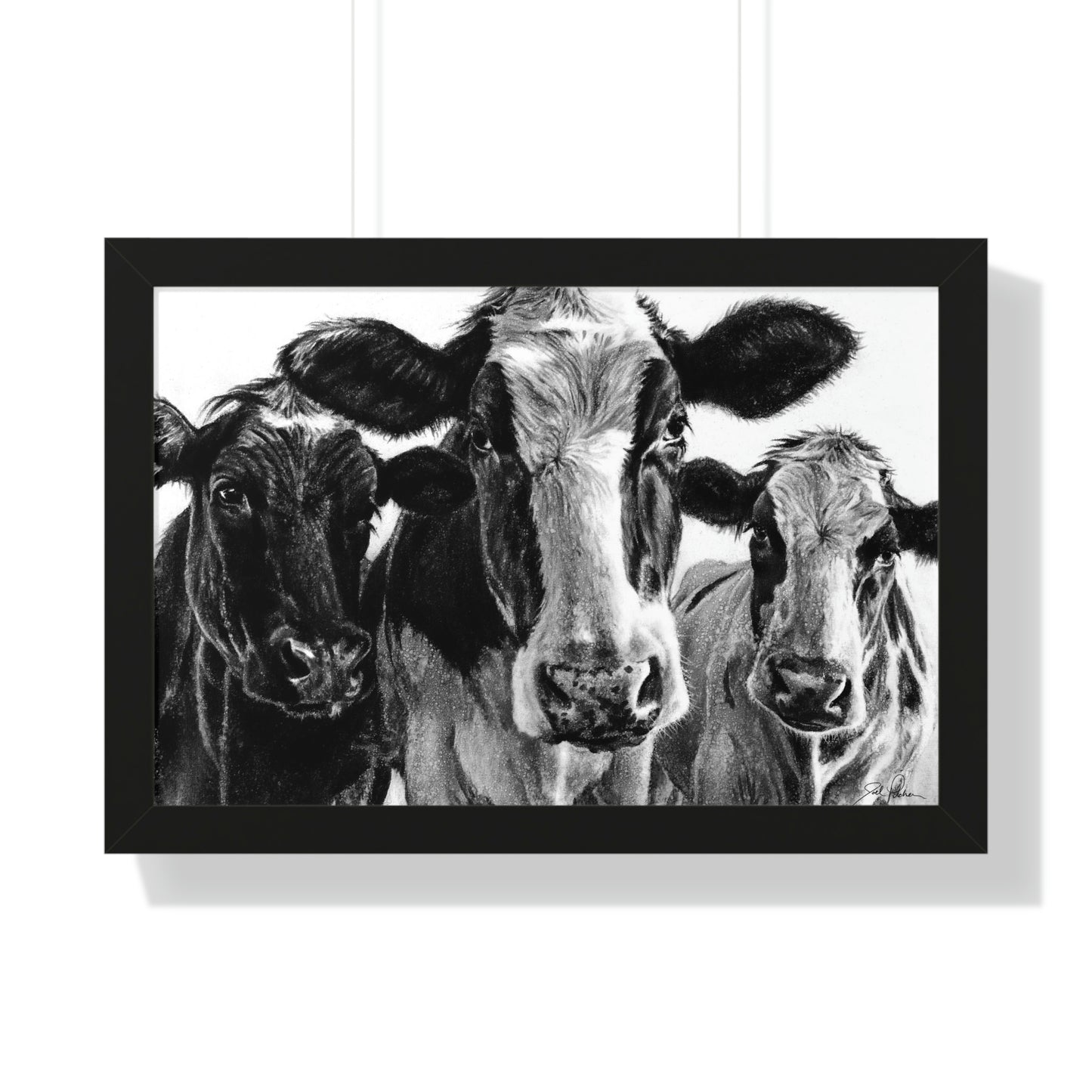 "Milk Maids" Framed Paper Print