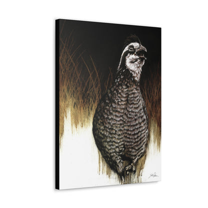 "Call of the Uplands Quail" Gallery Wrapped Canvas