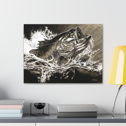 "Hooked" Gallery Wrapped Canvas