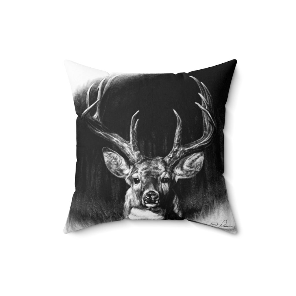 "Whitetail" Square Pillow