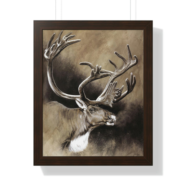 "Caribou" Framed Paper Print